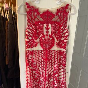 Anthropologie, Geisha Designs Red Dress, Size 4